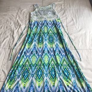 Colorful Long length dress